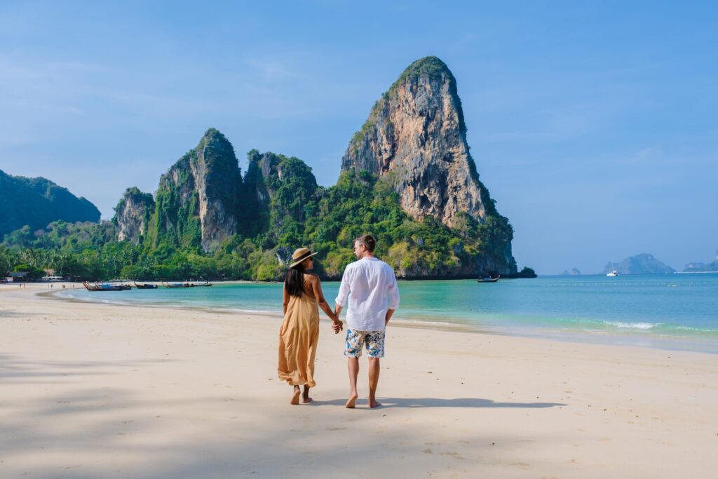 Married expat couple who successfully moved to Thailand to start a new life together